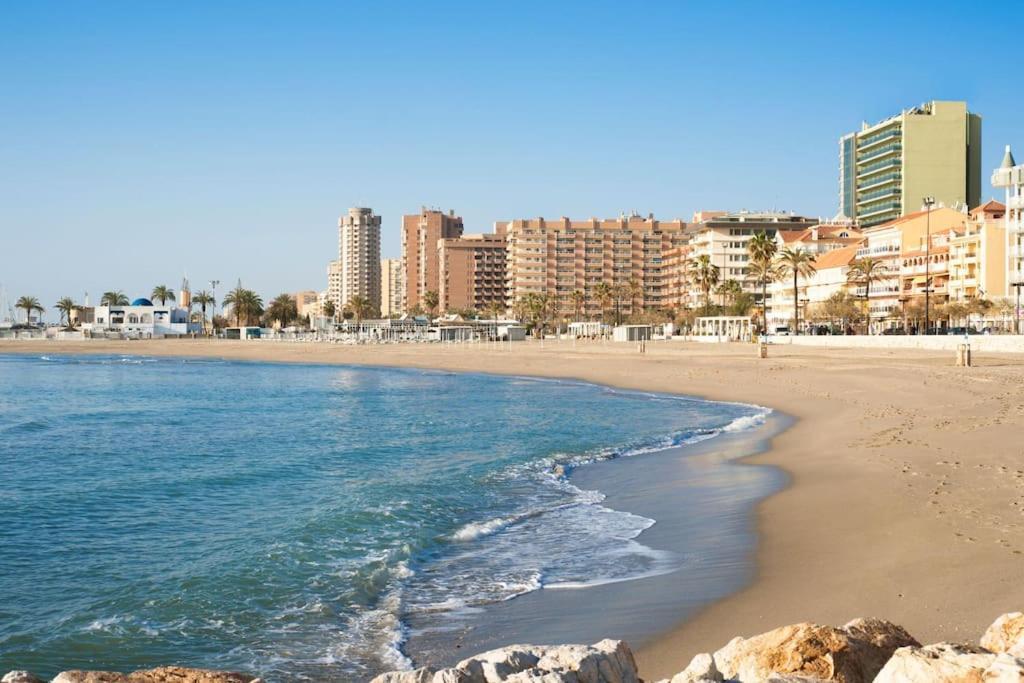 Appartamento lux 2 kmr app Stella Blanca met zwembaden airco en zeezicht Fuengirola Esterno foto