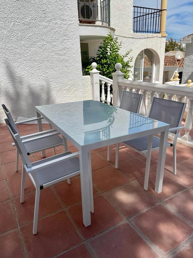 Appartamento lux 2 kmr app Stella Blanca met zwembaden airco en zeezicht Fuengirola Esterno foto