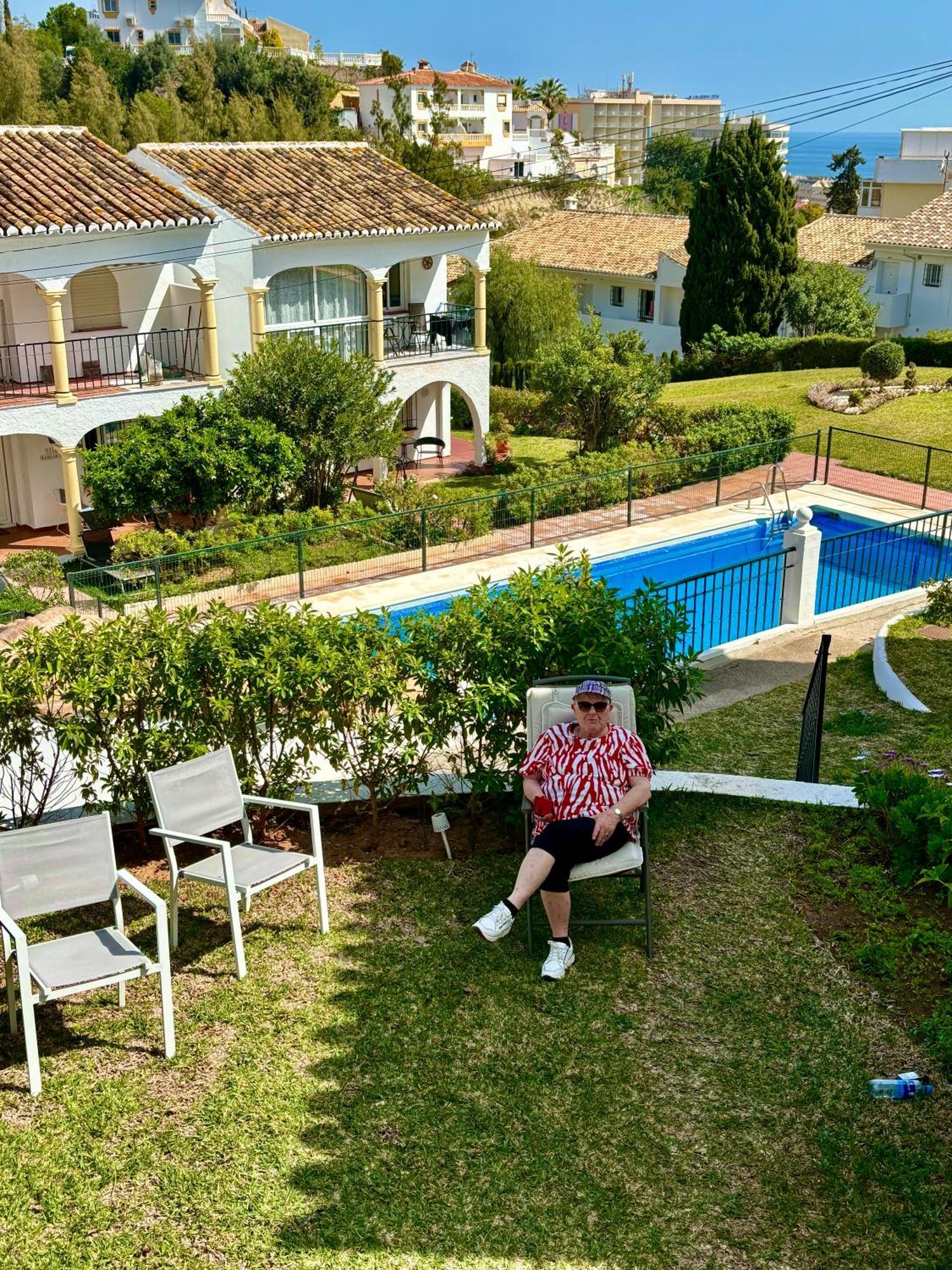 Appartamento lux 2 kmr app Stella Blanca met zwembaden airco en zeezicht Fuengirola Esterno foto